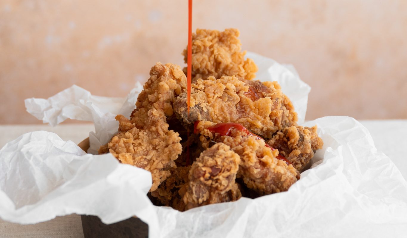 fried chicken chili saus