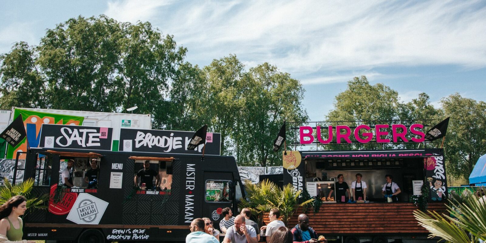 Foodtrucks uhm... daar hebben we er wel 20 van !